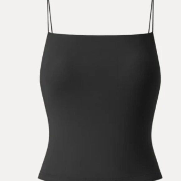 NWT | OGL Brami Black Fitted Sleeveless Crop Camisole w/Built in Bra - Picture 14 of 14